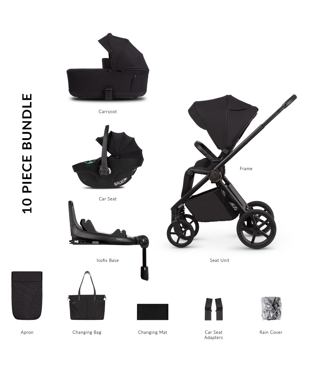 Venicci Claro 2 Noir Pram
