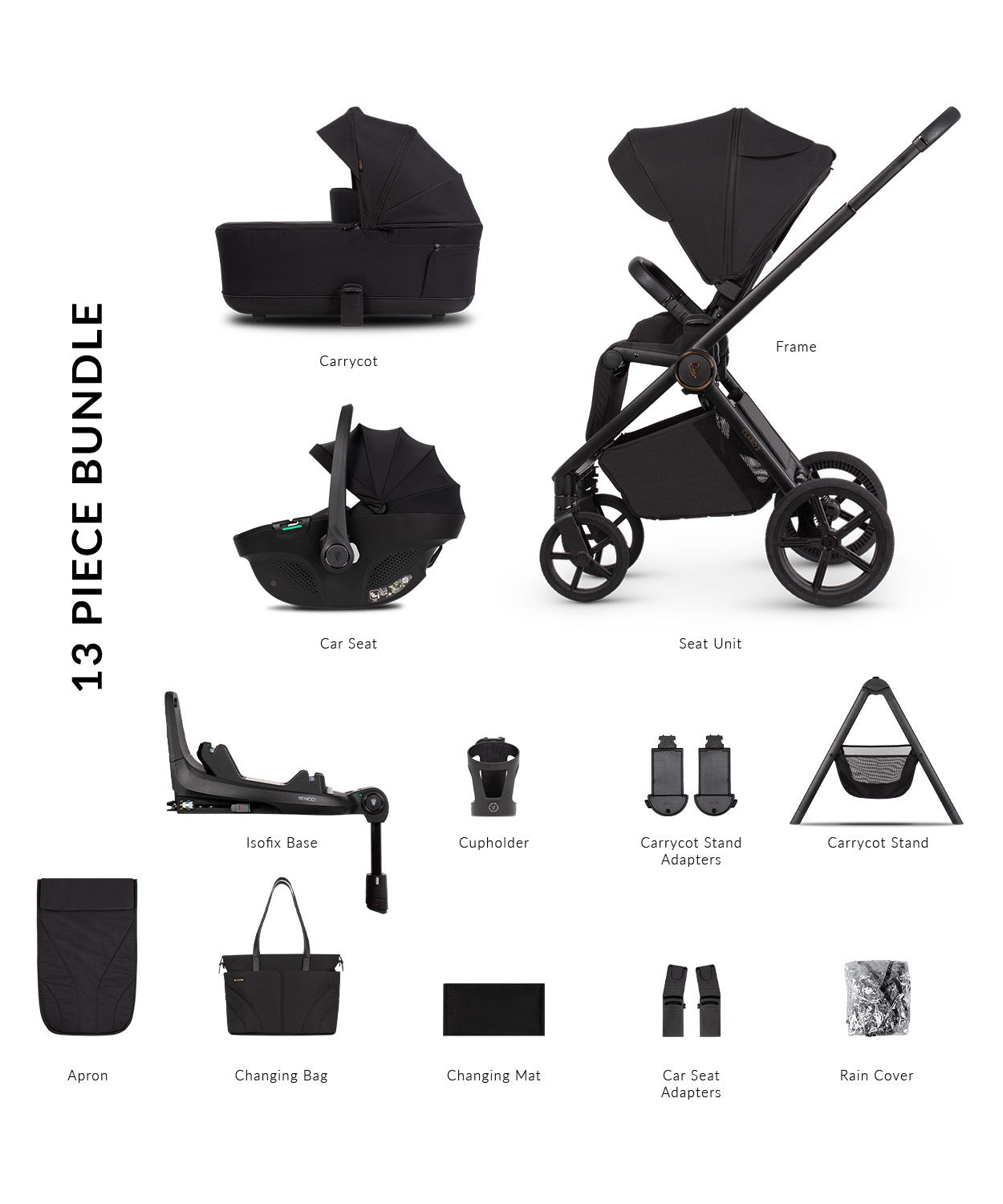 Venicci Claro 2 Noir Pram