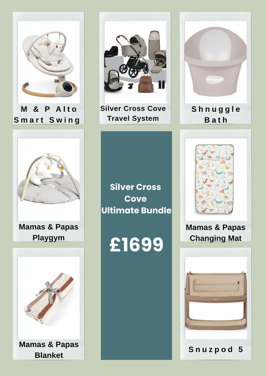 Strollers Ultimate Silver Cross Cove Bundle