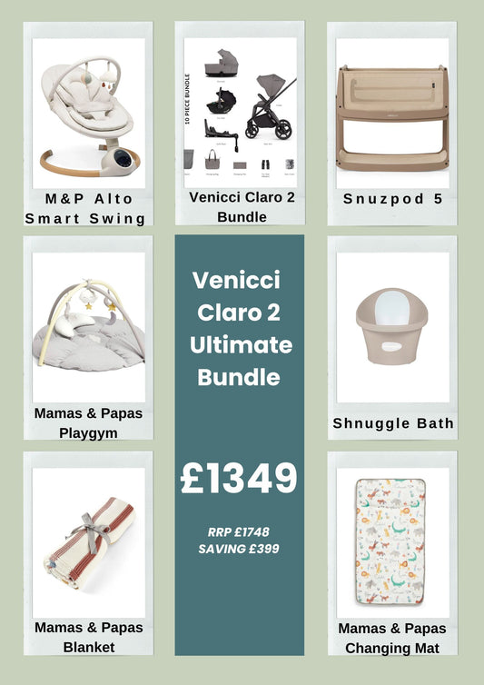 Strollers Ultimate Venicci Claro 2 Bundle