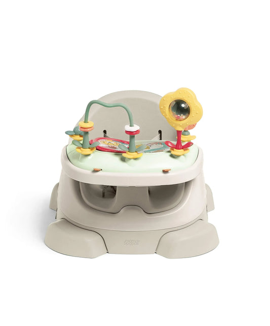 Mamas & Papas Bug 3-in-1 Floor & Booster Seat with Activity Tray - Clay