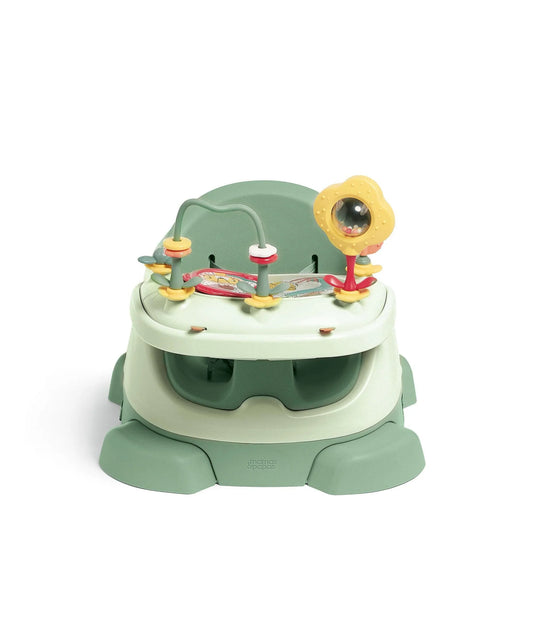 Mamas & Papas Bug 3-in-1 Floor & Booster Seat with Activity Tray - Eucalyptus