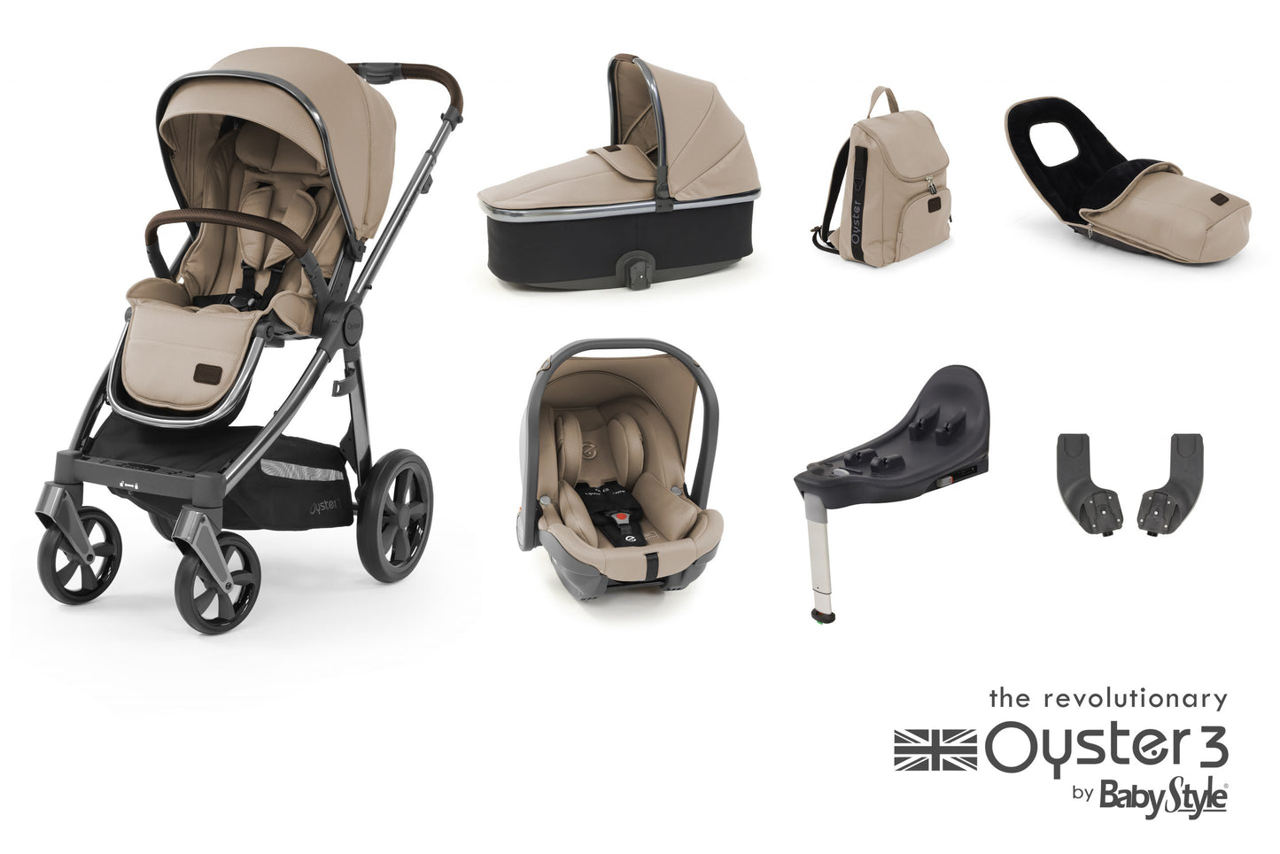 Oyster 3 Travel System Butterscotch