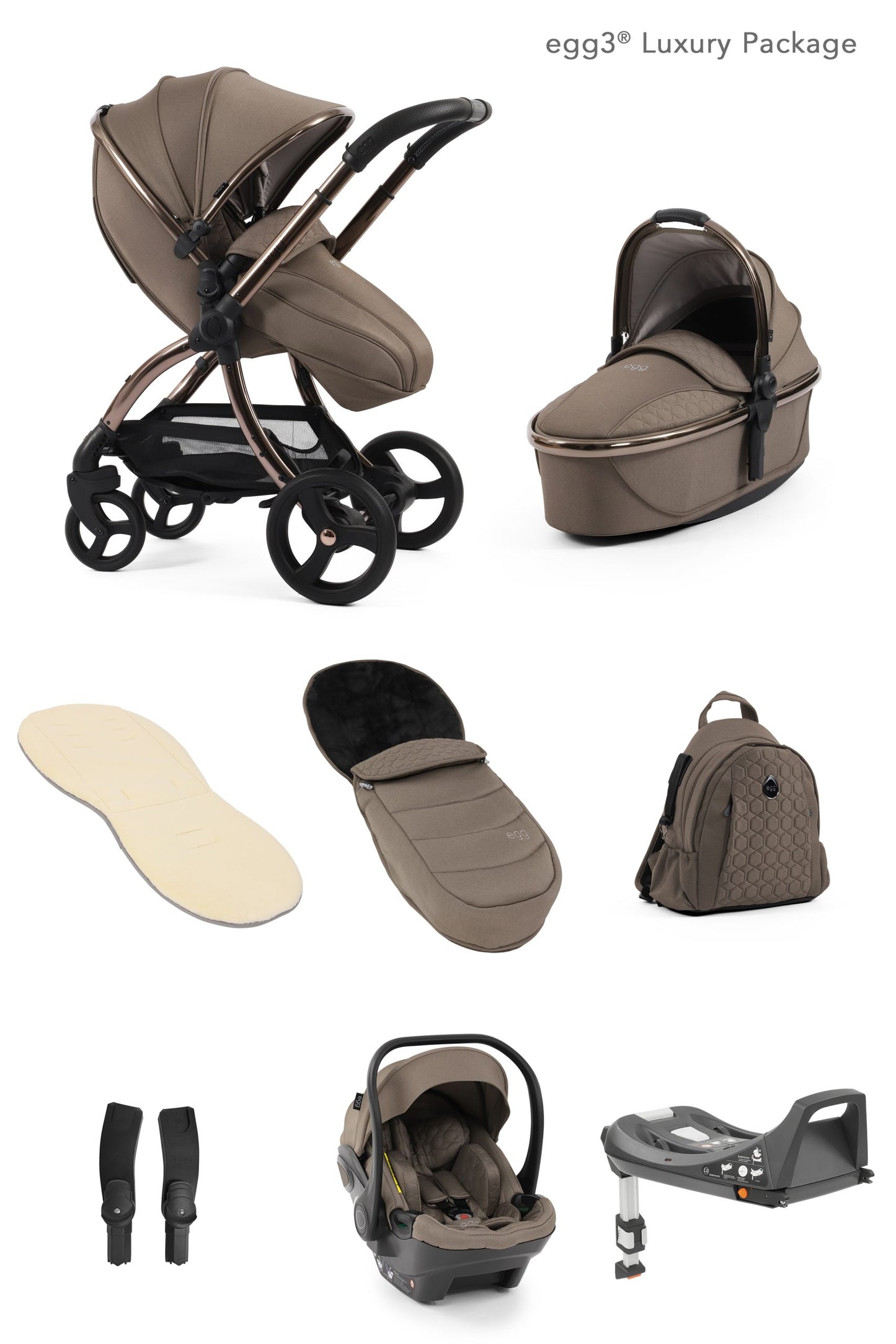 Egg3® Stroller Package Mink
