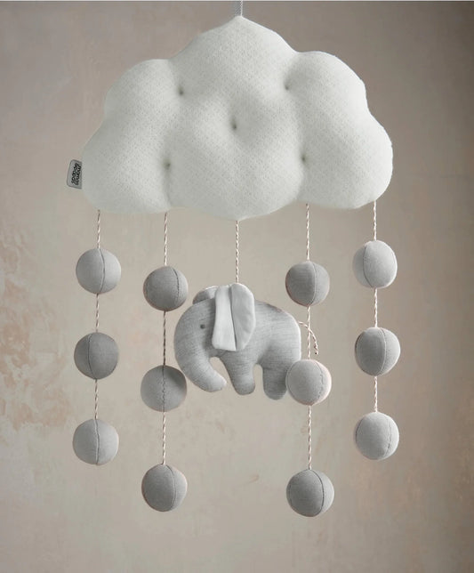 Mamas & Papas Welcome To The World Musical Mobile - Grey