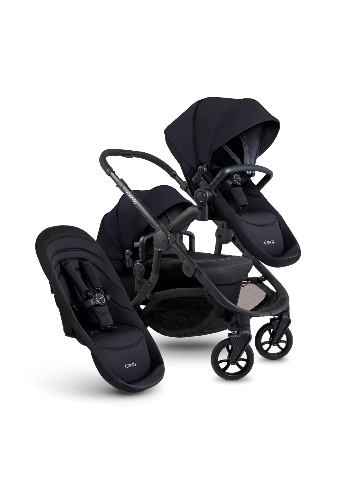 iCandy Orange 4 Pushchair Bundle in Black Edition