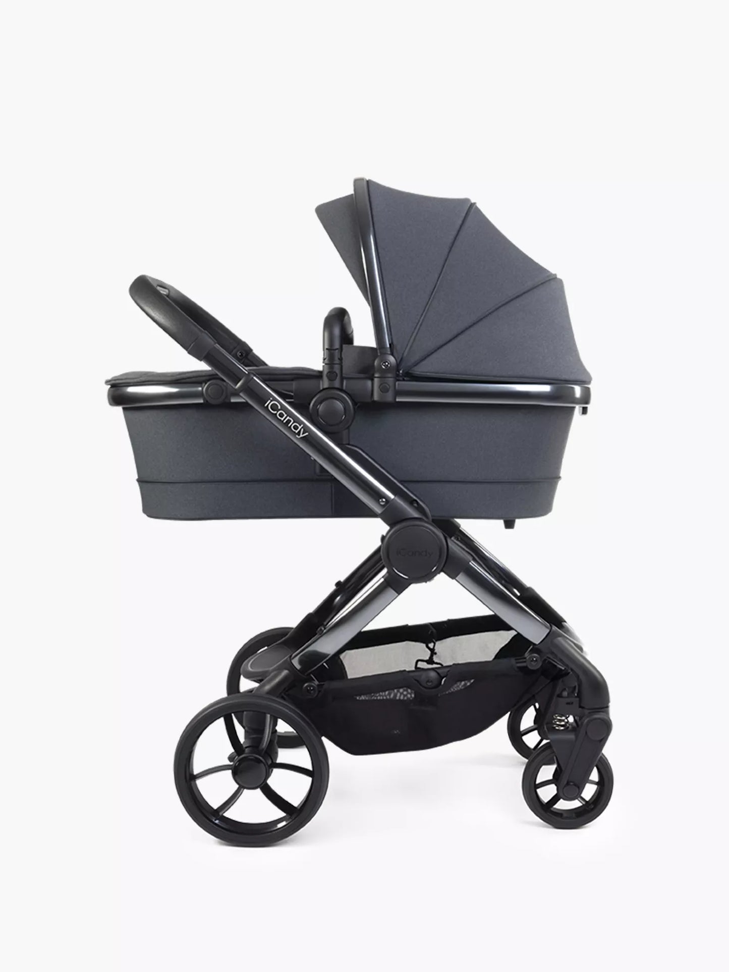 iCandy Peach 7 Pushchair & Carrycot Bundle in Dark Grey