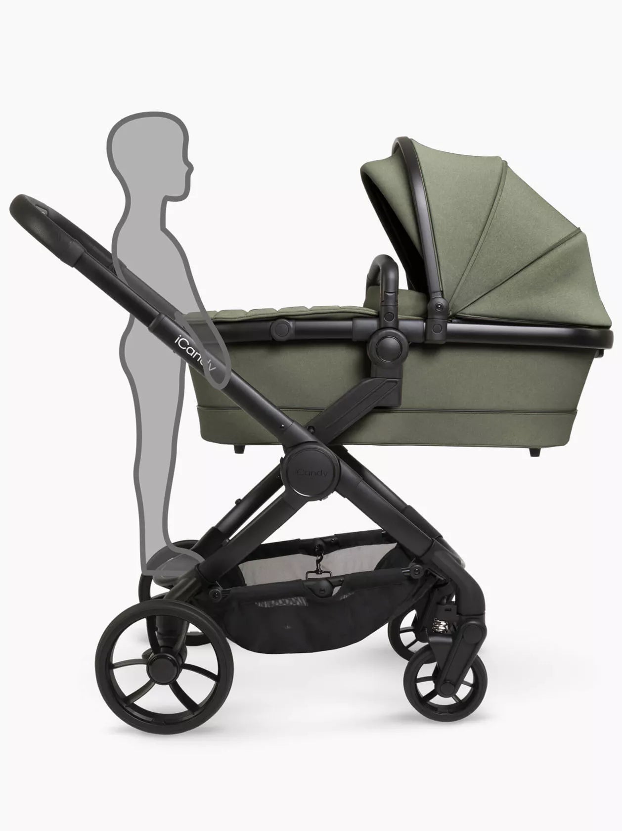 iCandy Peach 7 Pushchair & Carrycot Bundle in Ivy