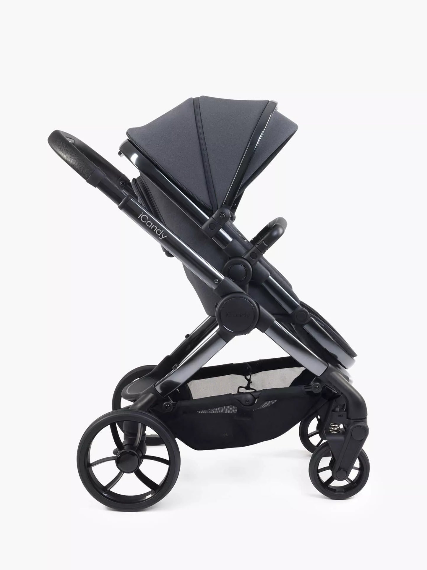 iCandy Peach 7 Pushchair & Carrycot Bundle in Dark Grey