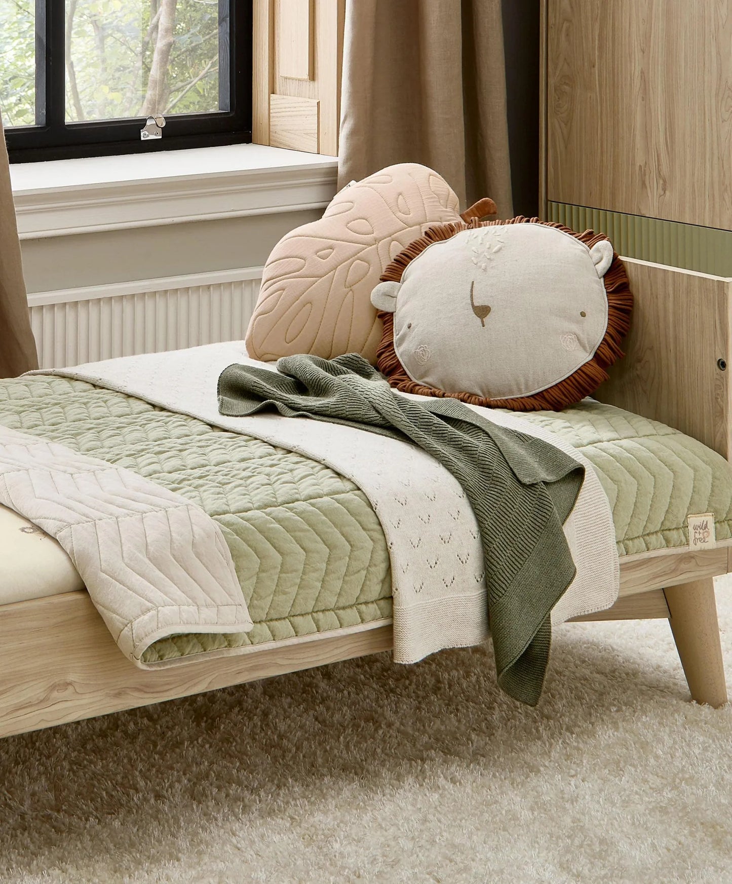 Mamas & Papas Born to be Wild - Quilt 3.0 Tog Sage Green