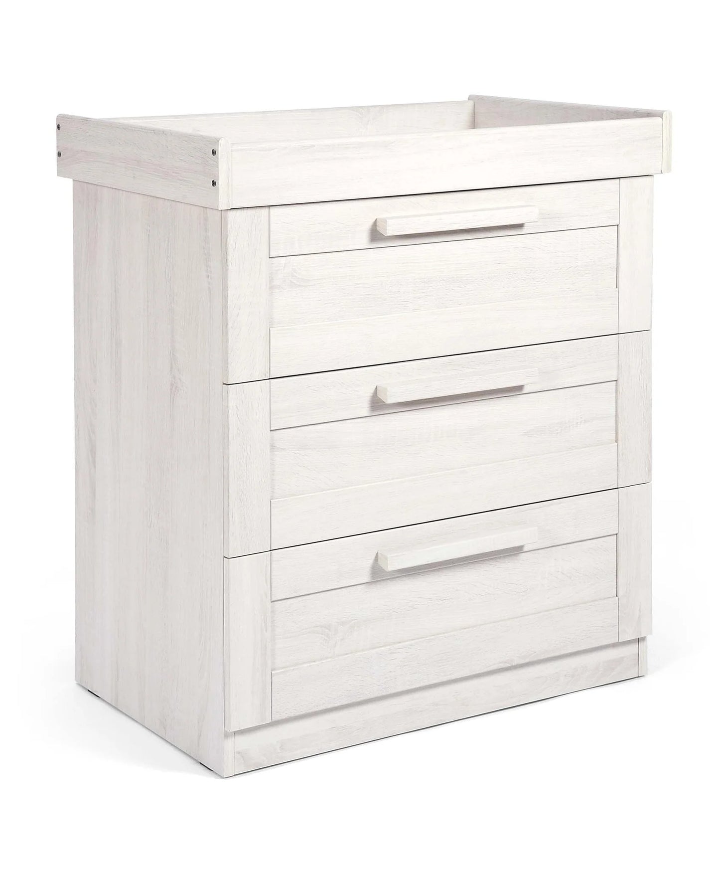 Mamas & Papas Atlas 3 Piece Cotbed Range with Dresser Changer & Wardrobe - Nimbus White