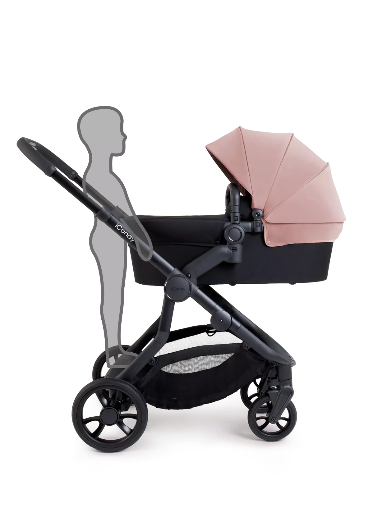iCandy Orange 4 Pushchair Bundle in Rose