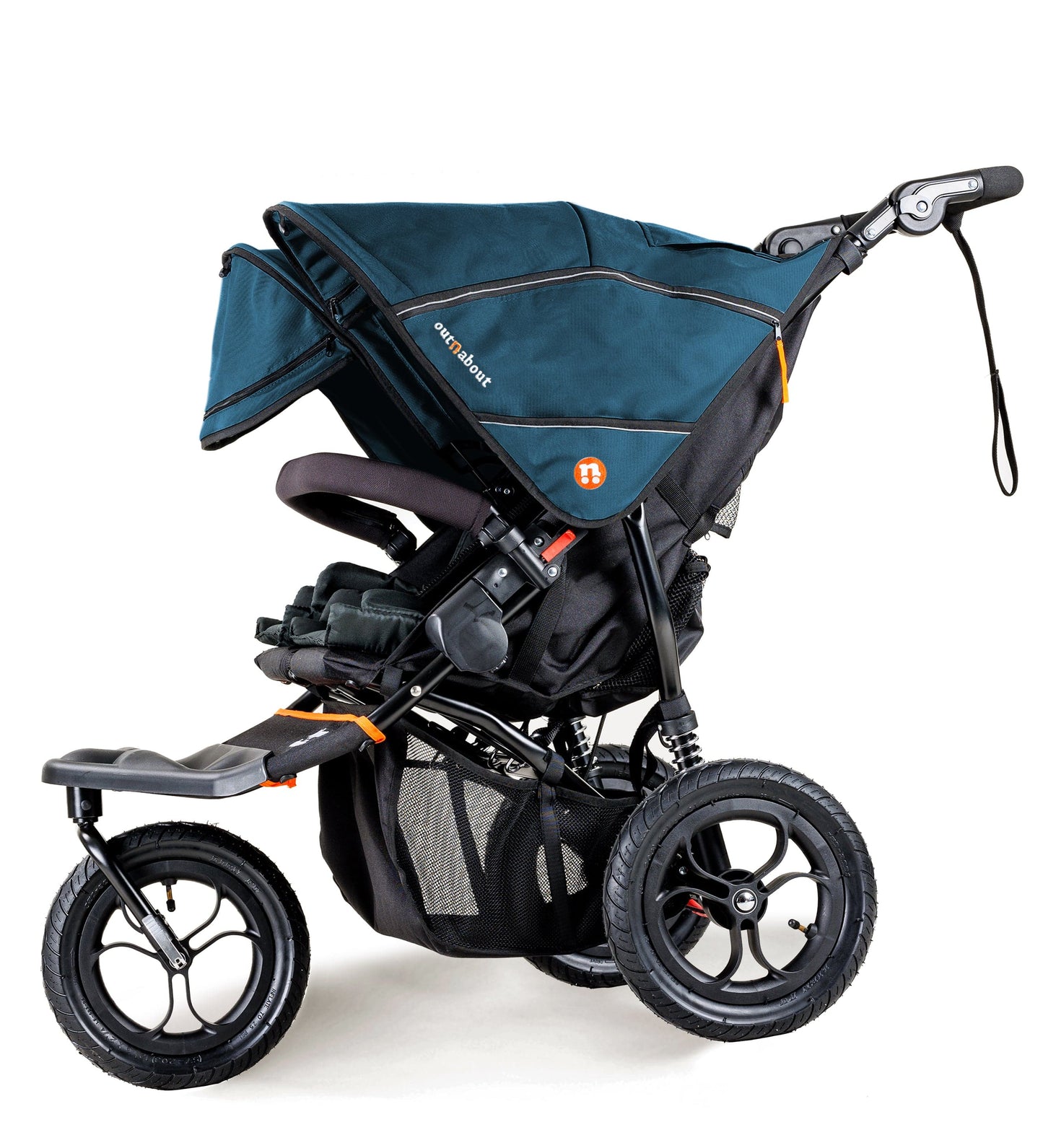 OutnAbout Nipper V5 Double Pushchair Highland Blue
