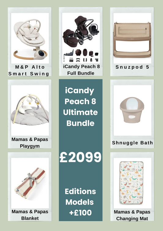 Strollers Ultimate iCandy Peach 8 Bundle