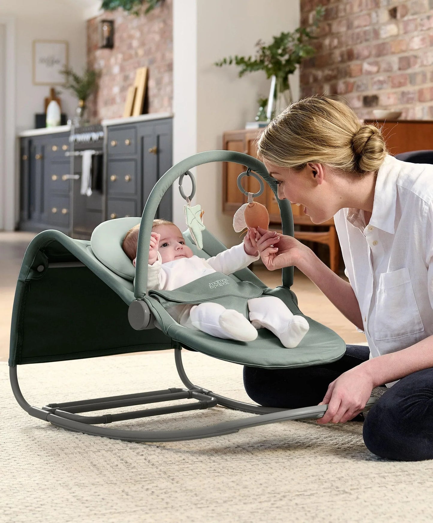 Mamas & Papas Tempo 3-in-1 Rocker/Bouncer - Ivy