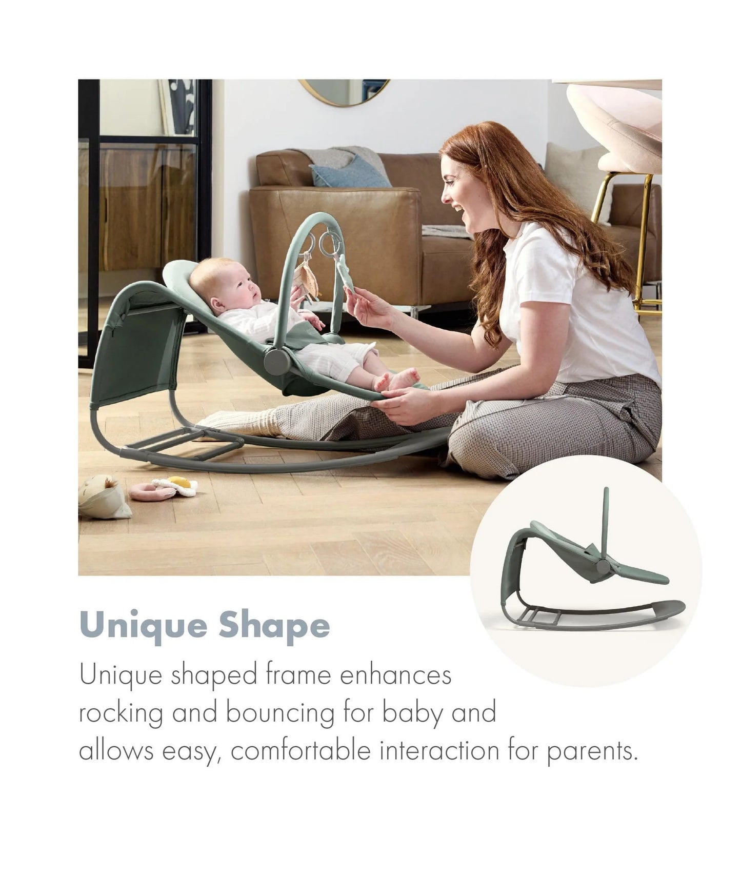Mamas & Papas Tempo 3-in-1 Rocker/Bouncer - Ivy