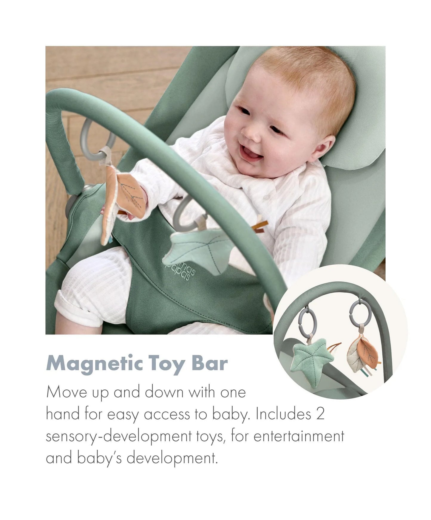 Mamas & Papas Tempo 3-in-1 Rocker/Bouncer - Ivy