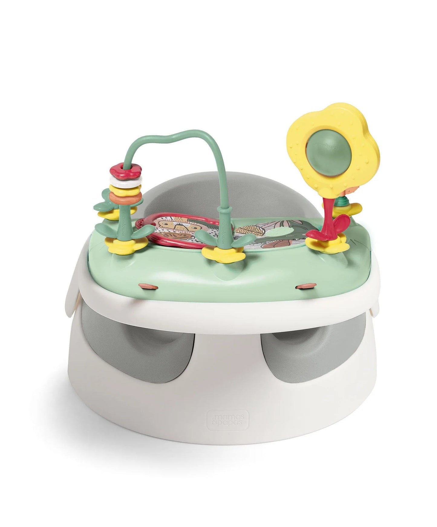 Mamas & Papas Snug Floor Seat with Activity Tray - Pebble Grey